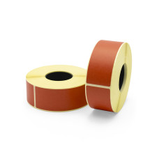 Етикетка кольорова 35x105/ 0,5 тисяч матова червона (вт41)