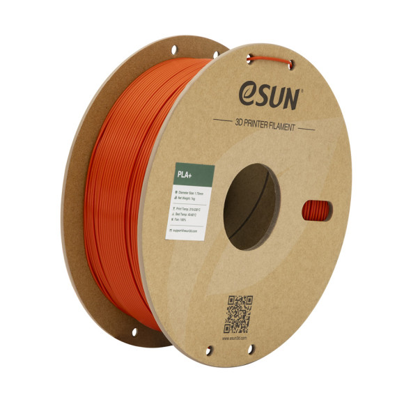 Пластик для 3D принтера (filament) eSUN PLA+, 1,75 мм, 1кг, Red (PLA+P175R1)