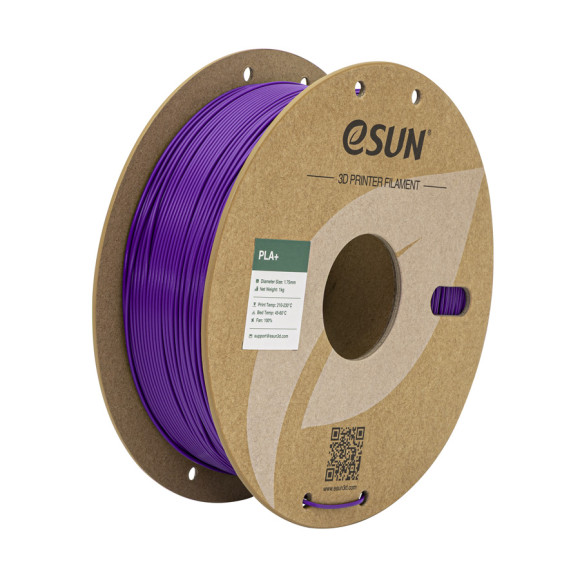 Пластик для 3D принтера (filament) eSUN PLA+, 1,75 мм, 1кг, Purple (PLA+P175Z1)