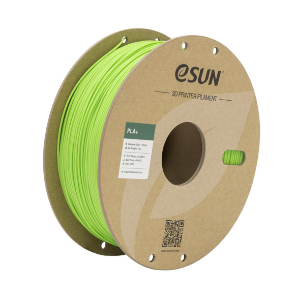 Пластик для 3D принтера (filament) eSUN PLA+, 1,75 мм, 1кг, Peak Green (PLA+P175V1)