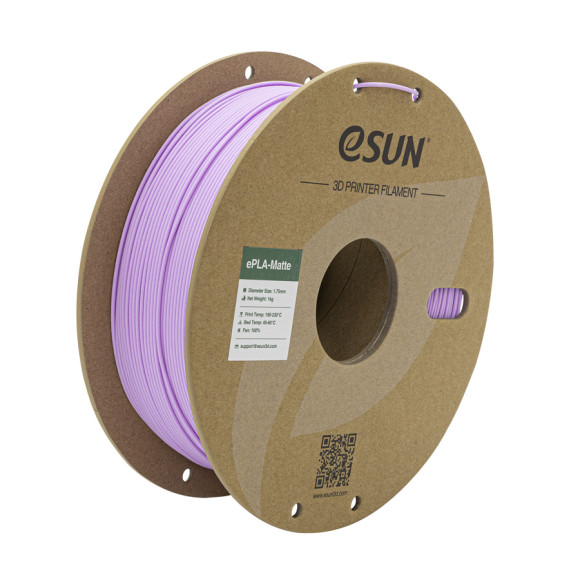 Пластик для 3D принтера (filament) eSUN ePLA Matte, 1,75 мм, 1кг, Lilac (ePLA-Matte-P175L1)