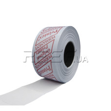 Етикет-стрічка 29x28 прямокутна біла Printex