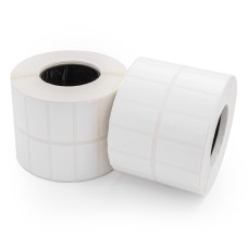 Етикетка 30x20/ 4 тисячі поліпропілен/ 2 ряди (вт41)
